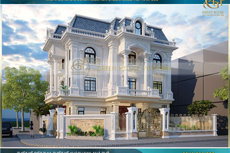 Những bản vẽ kiến trúc biệt thự tân cổ điển đẹp tại Bắc Giang đáng tham khảo nhất