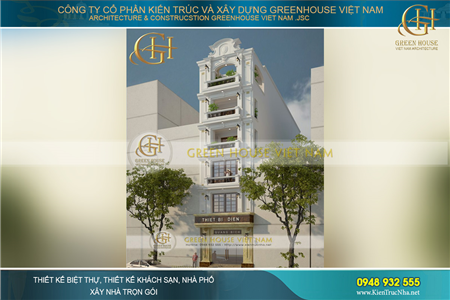 Mẫu nhà phố 7 tầng tiện nghi sang trọng khiến nhiều người mơ ước