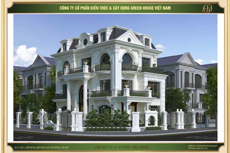 Khám phá những thiết kế biệt thự tân cổ điển đẹp tại Bắc Giang