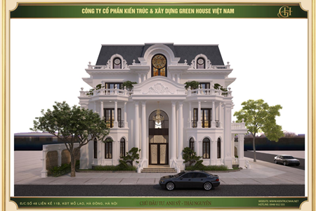 10 thiết kế nhà phố kiến trúc Pháp đẹp được ưa chuộng nhất hiện nay