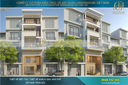 Mẫu nhà phố đẹp, hiện đại thiết kế theo xu hướng mới nhất 2024
