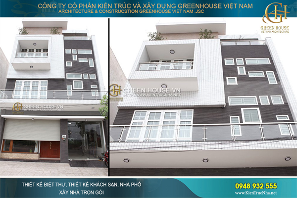 Thi công trọn gói nhà ống hiện đại 4 tầng diện tích 9mx16m đẹp thời thượng