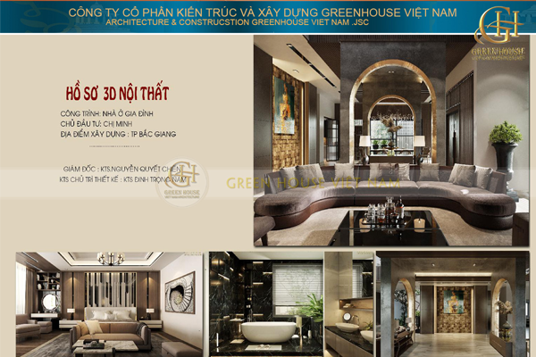 Thiết kế nội thất biệt thự hiện đại 2 tầng 460m2 phong cách Scandivania