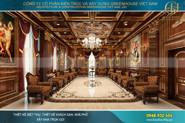 Thiết kế nội thất lâu đài Rạng Đông: Lâu đài cổ điển sa hoa bậc nhất Việt Nam