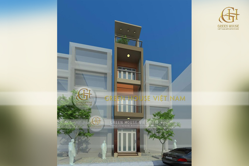 Phương án thiết kế nhà ống 4 tầng có mặt tiền 4m sâu 18m đẹp