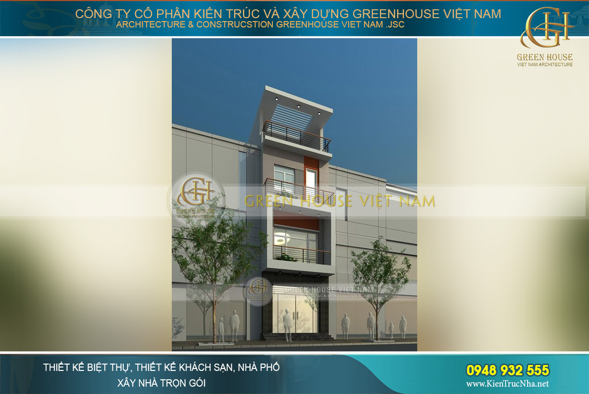 Phương án thiết kế và bố trí công năng cho nhà ống 3 tầng phổ thông