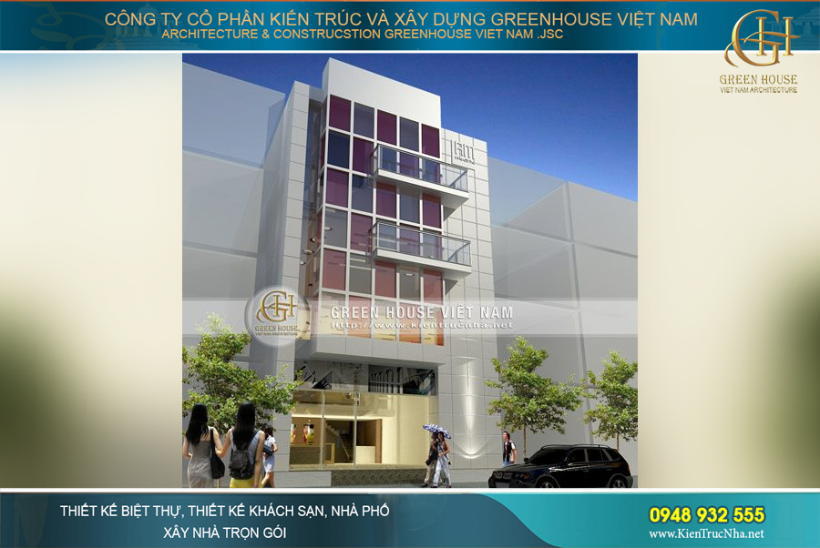 Thiết kế nhà ở kết hợp showroom ô tô, dụng cụ cơ khí máy móc