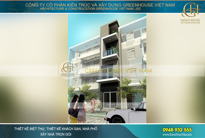 Biệt thự nhà vườn nhỏ 3 tầng diện tích 137m2 tại Hải Phòng