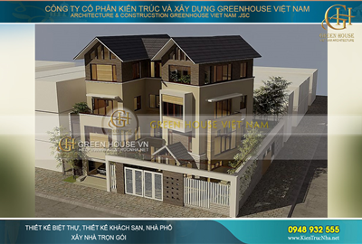 Thiết kế biệt thự sân vườn đẹp đẳng cấp tại Quảng Ninh – CĐT Anh Long