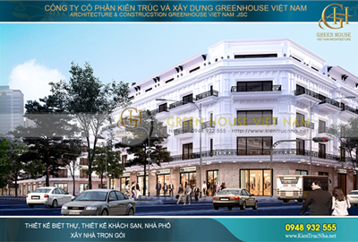Dự án thiết kế kiến trúc tuyến phố Shophouse 293 tại Bắc Giang