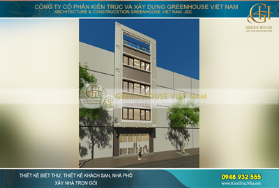 Nhà lô phố 4 tầng mặt tiền 5m rưỡi rông 70m2 tại Hà Nội