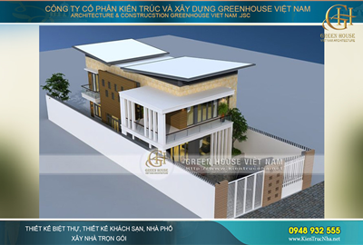 Nhà phố 2 tầng phong cách bán biệt thự hiện đại mặt tiền 7m đẹp