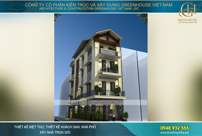 Phương án thiết kế nhà ống 2 mặt tiền nở hậu đẹp tại Bắc Ninh