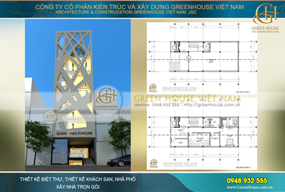 Thiết kế quán Karaoke 7 tầng mặt tiền 8m rộng 150m2
