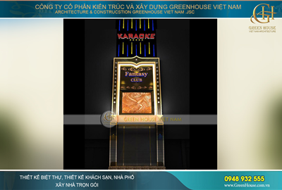 Thiết kế quán Karaoke Fantasy Club sang trọng tại Thái Bình