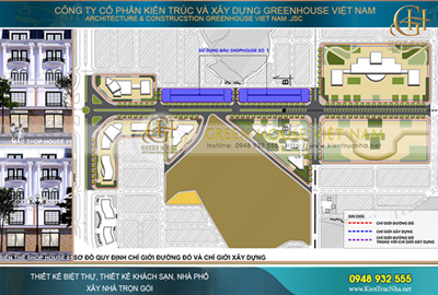 Thiết kế quy hoạch nhà ở tuyến đường dẫn cầu Đông Sơn Bắc Giang