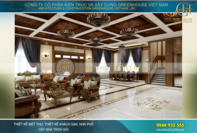 Thiết kế nội thất biệt thự tân cổ điển sang trọng, đẳng cấp tại Thanh Hóa – CĐT Anh Minh