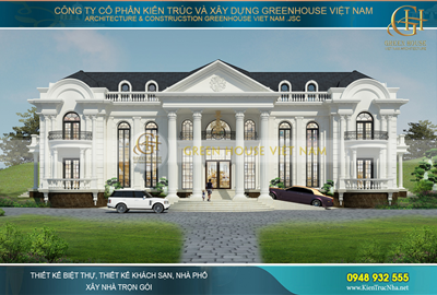 Dinh thự tân cổ điển 2 tầng diện tích 170m2