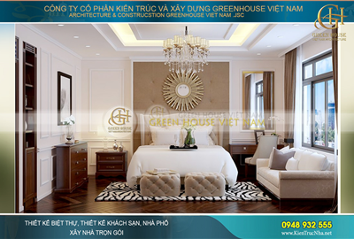 Mẫu thiết kế nội thất biệt thự phố tân cổ điển đẹp mãn nhãn tại Bắc Giang