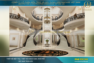 Đẳng cấp hoàng gia với thiết kế nội thất biệt thự tân cổ điển Rạng Đông tại Phan Thiết