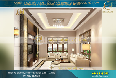 Thiết kế nội thất nhà phố hiện đại 4 tầng đẹp thanh lịch, trang nhã tại Hà Nội