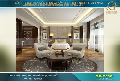 Thiết kế nội thất biệt thự phố hiện đại Quang Bích đẹp đẳng cấp tại Bắc Giang