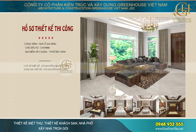 Thiết kế nội thất biệt thự hiện đại 3 tầng đẹp lịch lãm