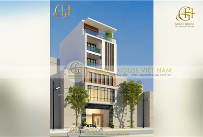 Nhà phố mặt tiền 8m kết hợp kinh doanh và làm văn phòng công ty
