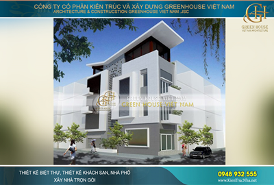 Thiết kế nhà phố 5 tầng 2 mặt tiền kinh doanh đẹp tại Nam Định