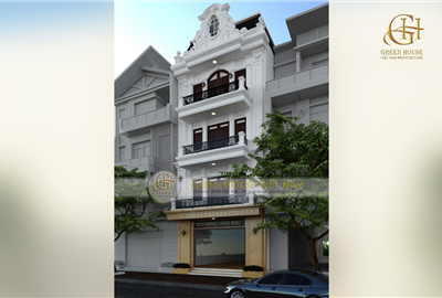 Thiết kế Shop house kinh doanh vàng bạc đá quý đẹp