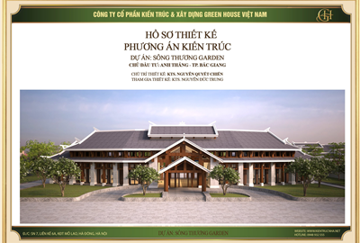 Dự án thiết kế nhà hàng Sông Thương Garden đẳng cấp tại Bắc Giang