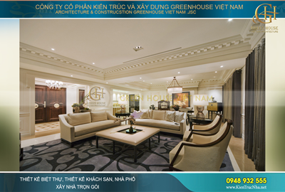 Thiết kế và thi công nội thất biệt thự Vinhomes Riverside đẳng cấp