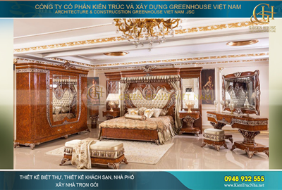 Set nội thất phòng ngủ tân cổ điển Hisar