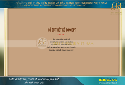 Thiết kế nhà thờ kết hợp với nhà ở đẹp ấn tượng tại Bắc Ninh
