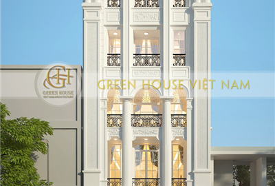 Cải tạo nhà phố 5 tầng kiến trúc pháp sang trọng tại Hà Nội