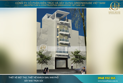 Nhà ống 5 tầng mặt tiền 4m rưỡi rộng 70m2 tại Bắc Giang