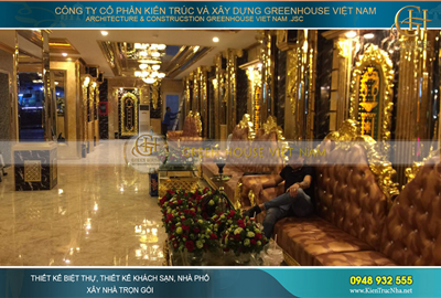 Thiết kế và thi công nội thất quán karaoke theo phong cách cổ điển