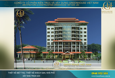 Thiết kế tổ hợp khu nghỉ dưỡng dành cho cán bộ nhân viên