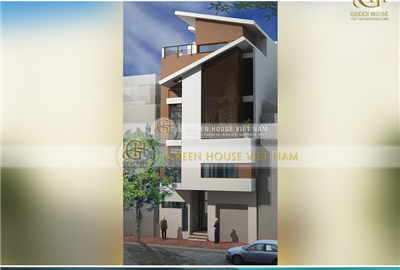 Nhà phố 5 tầng mặt tiền rộng 9m 6 phòng ngủ hiện đại tại Bắc Giang